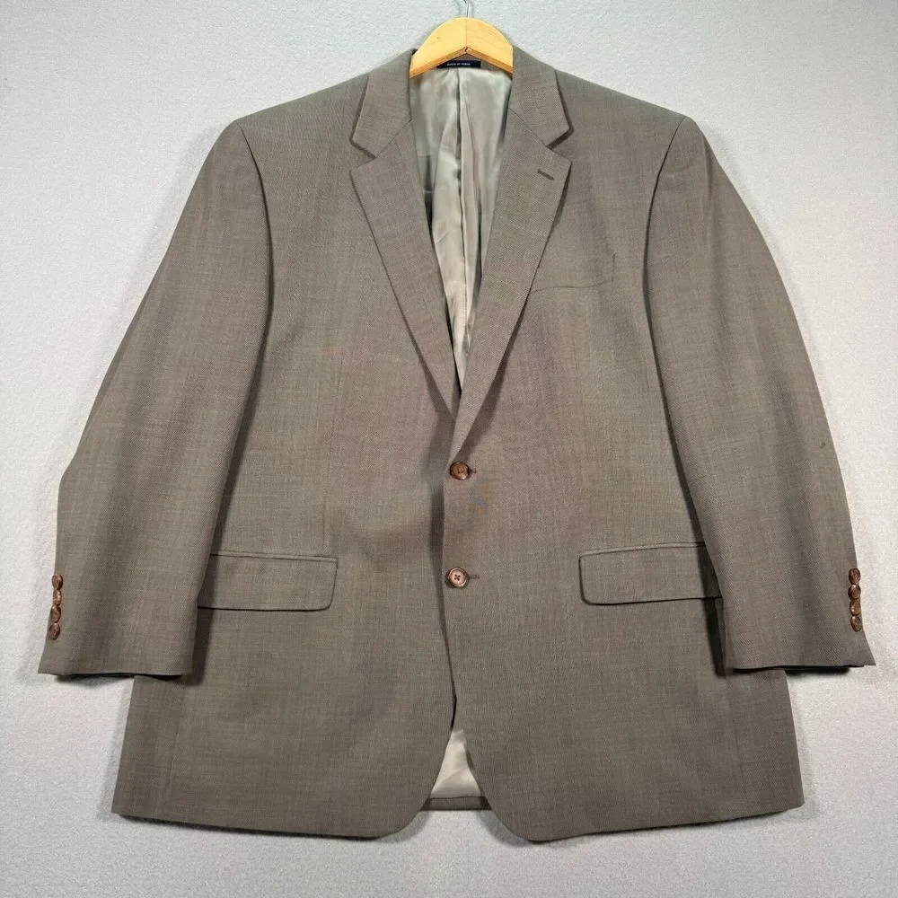 Ralph Lauren Blazer Coat Jacket Mens 46 Brown Dillards Formal Casual Wool Suits
